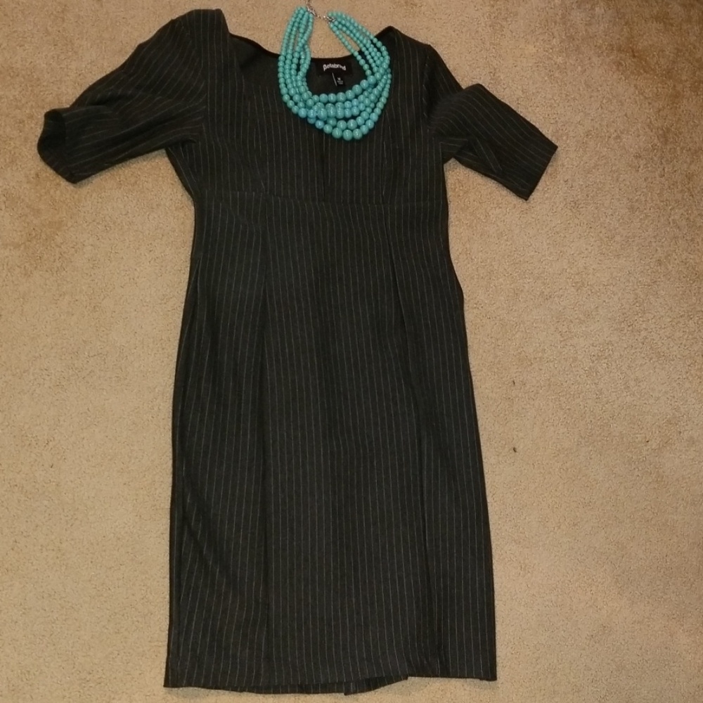 BetaBrand pinstripe dress